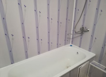 Ремонт ванной 1,5м*1,7м панелями 