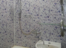 Ремонт ванной 1,3м*1,5м панелями 