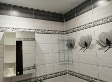 Ремонт ванной 1,3м*1,5м панелями 