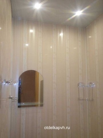 Ремонт ванной панелями ПВХ 